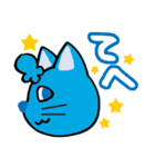 カラフルな6匹の動物スタンプ（個別スタンプ：31）