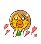 OLのピヨ子（個別スタンプ：1）