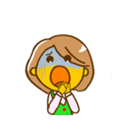 OLのピヨ子（個別スタンプ：4）