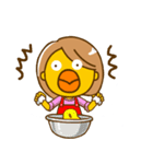 OLのピヨ子（個別スタンプ：12）