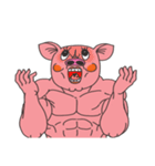 筋肉豚（個別スタンプ：14）
