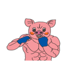 筋肉豚（個別スタンプ：16）