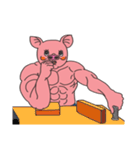 筋肉豚（個別スタンプ：19）