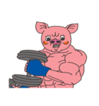 筋肉豚（個別スタンプ：26）