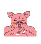 筋肉豚（個別スタンプ：35）