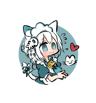 おさかなねこちゃん（個別スタンプ：6）