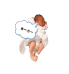やまちゃんちの新入り（新生児ver）（個別スタンプ：6）