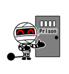 Mummy prisoner in the prison のスタンプ（個別スタンプ：38）