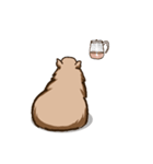 カピバラミルクティー（個別スタンプ：13）