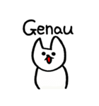ドイツ語ねこ ！！（個別スタンプ：3）