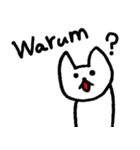 ドイツ語ねこ ！！（個別スタンプ：4）