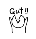 ドイツ語ねこ ！！（個別スタンプ：8）