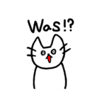 ドイツ語ねこ ！！（個別スタンプ：12）