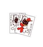 手書きトランプカード【赤】（個別スタンプ：30）
