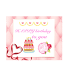 ♡୨୧HAPPY birthday୨୧•♡スタンプ（個別スタンプ：2）