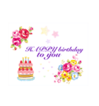 ♡୨୧HAPPY birthday୨୧•♡スタンプ（個別スタンプ：3）