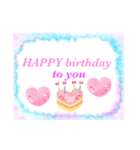 ♡୨୧HAPPY birthday୨୧•♡スタンプ（個別スタンプ：6）