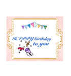 ♡୨୧HAPPY birthday୨୧•♡スタンプ（個別スタンプ：7）