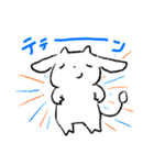 これはヤギのスタンプ（個別スタンプ：12）