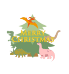 恐竜の世界（クリスマス）（個別スタンプ：4）