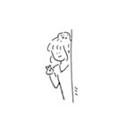Vネックちゃんの喜怒哀楽 無料ver.（個別スタンプ：4）