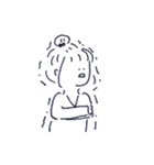 Vネックちゃんの喜怒哀楽 無料ver.（個別スタンプ：7）
