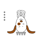頭の伸びる犬 ヘッポ(カスタムver)（個別スタンプ：7）