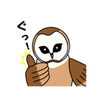 見てるよ フクロウさん（個別スタンプ：15）