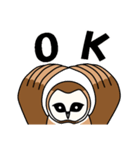 見てるよ フクロウさん（個別スタンプ：31）