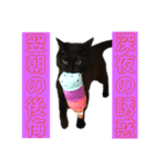黒猫のスタンピ（個別スタンプ：5）