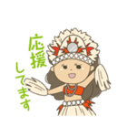 タヒチアンダンス♡ガール（個別スタンプ：4）