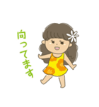 タヒチアンダンス♡ガール（個別スタンプ：16）