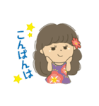 タヒチアンダンス♡ガール（個別スタンプ：26）