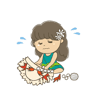 タヒチアンダンス♡ガール（個別スタンプ：27）