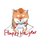 モッチリフカフカのしばいぬ(ごま)（個別スタンプ：36）