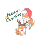 モッチリフカフカのしばいぬ(ごま)（個別スタンプ：37）