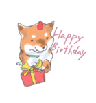 モッチリフカフカのしばいぬ(ごま)（個別スタンプ：38）