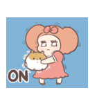 めるのあやかのかおりちゃんスタンプ（個別スタンプ：18）