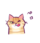イケメン茶トラ猫スタンプ（個別スタンプ：16）