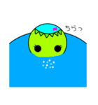 かっぱのすけろくとカパリーナ（個別スタンプ：2）