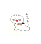 ベタつくうさぎ（個別スタンプ：1）