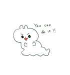 ベタつくうさぎ（個別スタンプ：7）