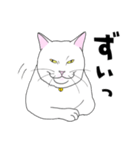 しろネコ もん助（個別スタンプ：23）