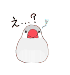 シルバー文鳥（個別スタンプ：3）