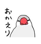 シルバー文鳥（個別スタンプ：20）
