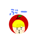 あんあぽー りんごの女の子スタンプ（個別スタンプ：14）