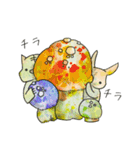 ウサトラ、ちょっとキノコ（個別スタンプ：19）