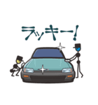 くるまをみがくひと（80’s日本車5）（個別スタンプ：7）