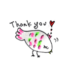 BirdFishちゃん。鳥と魚の合いの子です。（個別スタンプ：5）