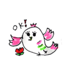 BirdFishちゃん。鳥と魚の合いの子です。（個別スタンプ：6）